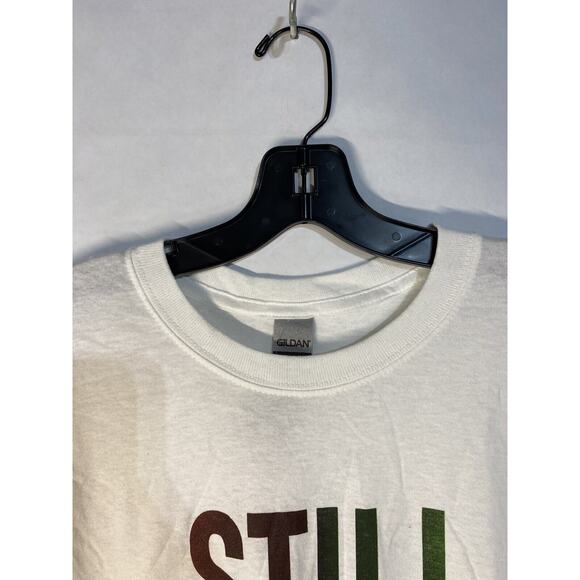 Still No Justice Graphic Tee New Guys T-Shirt Size XXL 2XL White - Picture 3 of 4